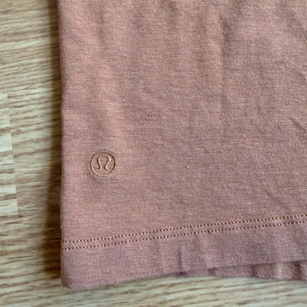 Lululemon Classic-Fit Cotton-Blend Tank Top in Butternut Brown Size 4 - Picture 5 of 5
